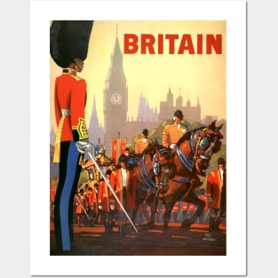 Vintage Travel Poster, the King's Guard on Horses Posters and Art